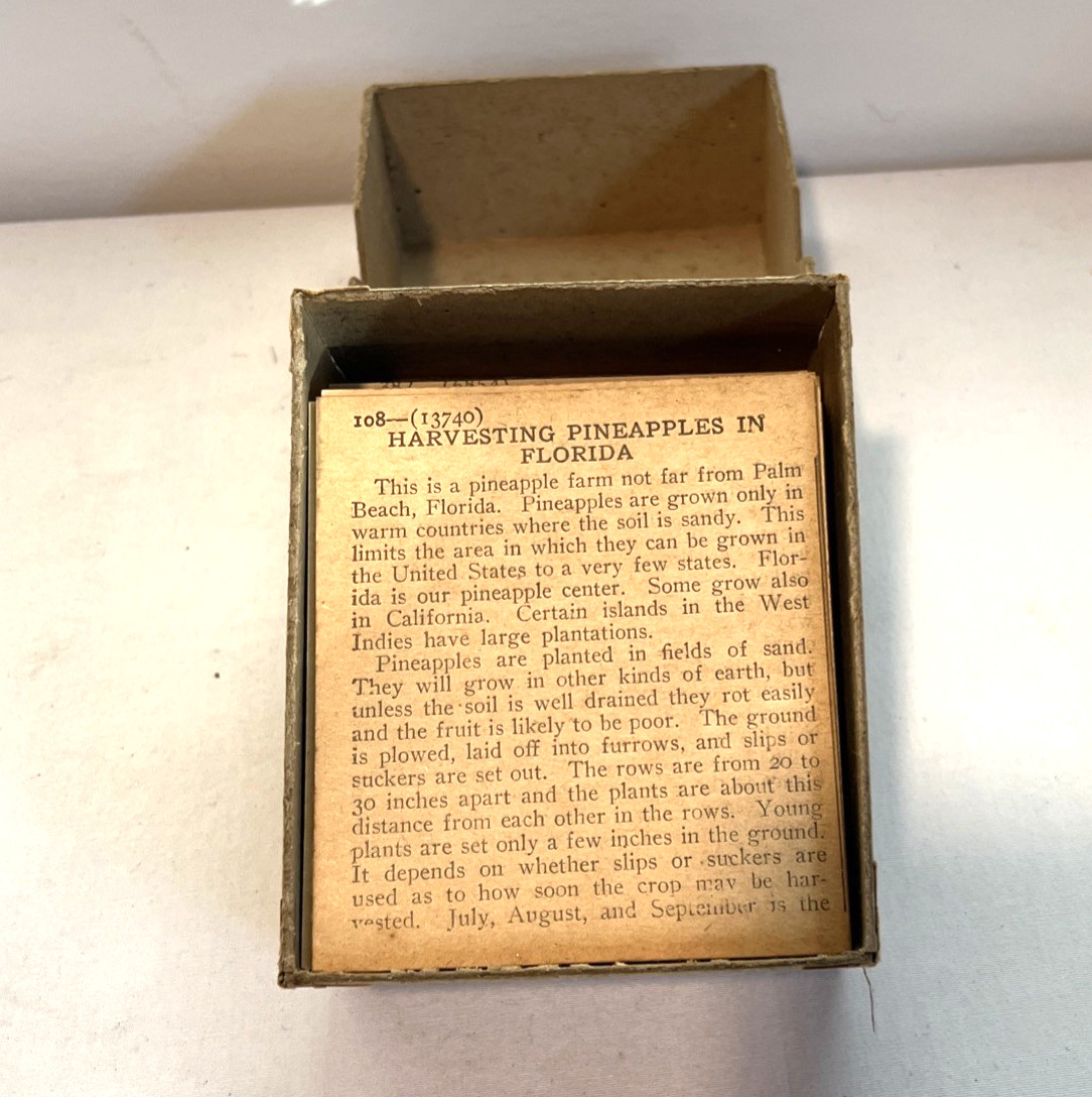 Keystone View Co Junior Stereograph Cards US Industry Tour World Regional Geo