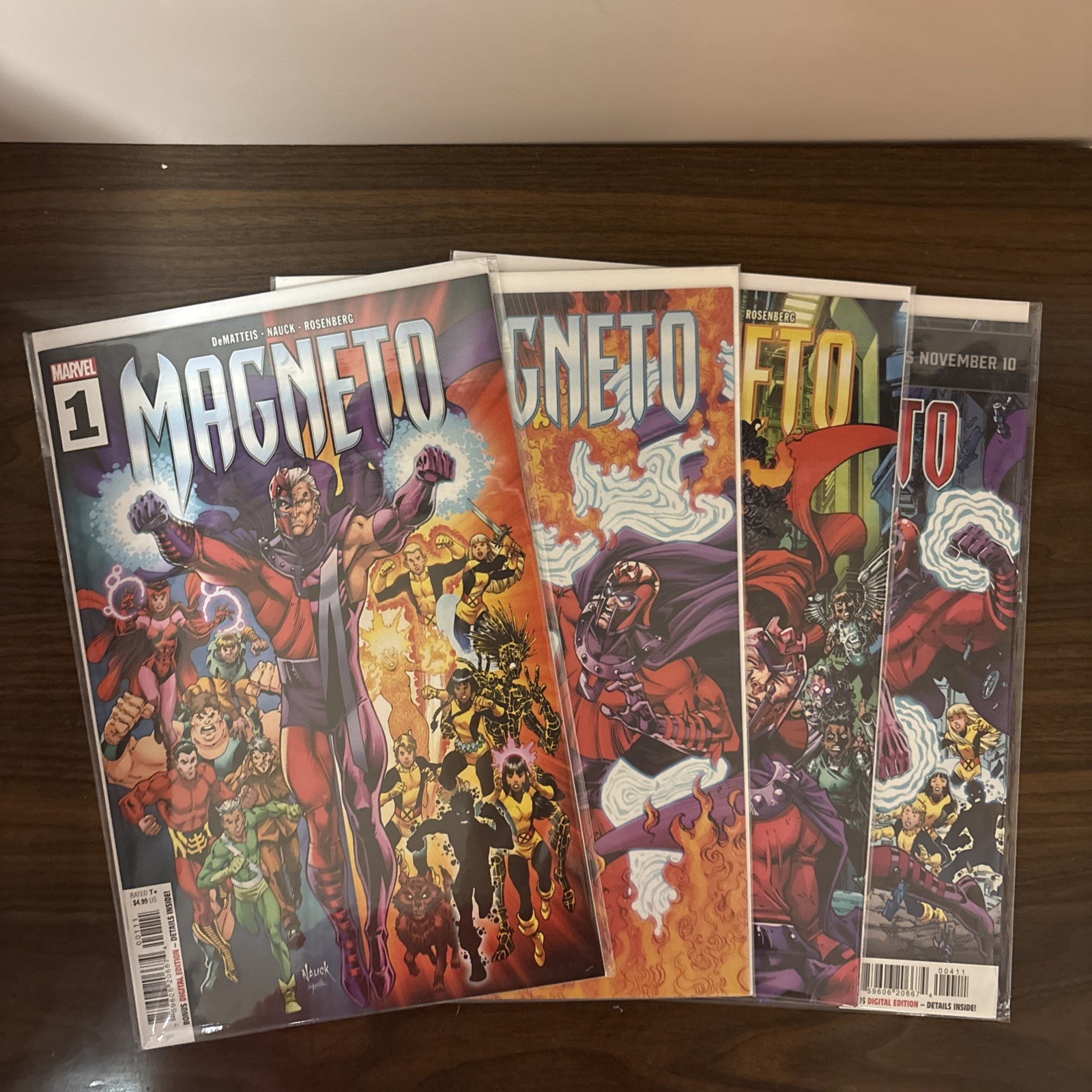 Magneto #1-4 2023 Marvel Comics Complete Set VF/NM 1st Print