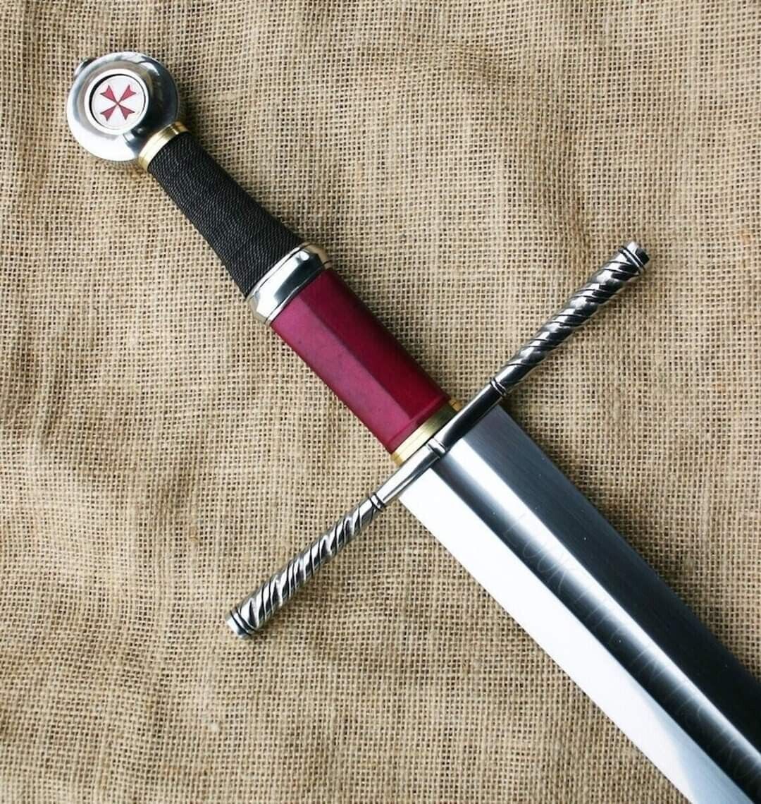 Beautiful Game Of Thrones Custom Handmade Viking Sword With Wood Scabbard 