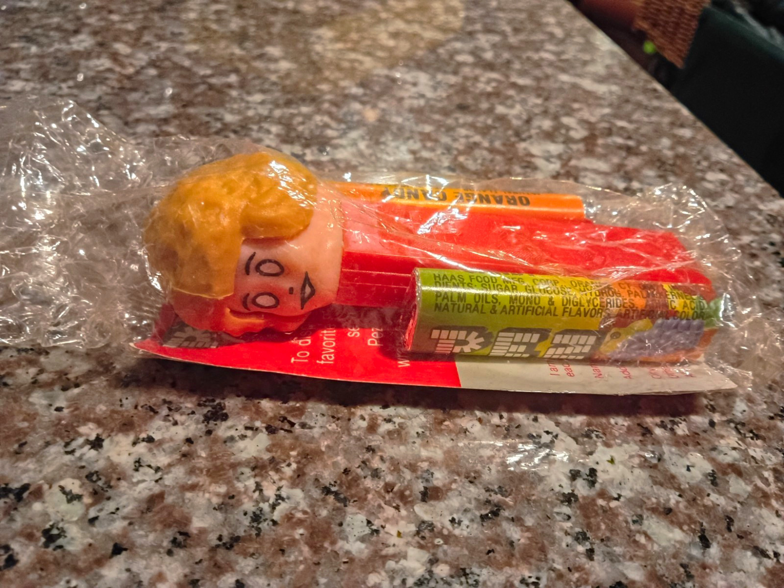 1980s Little Orphan Annie PEZ Dispenser Sealed in Wrapper Rare Vintage