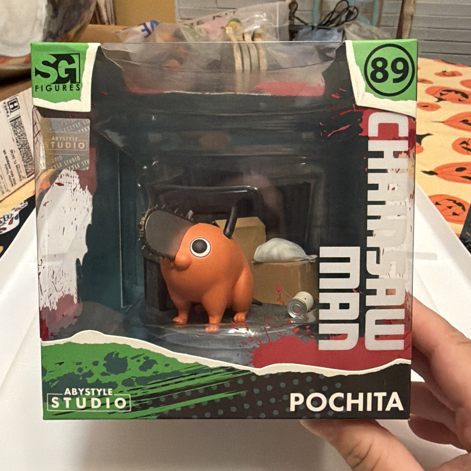 Chainsaw Man Pochita ABYstyle Studio Vinyl Figure NIB Official Anime Collectible