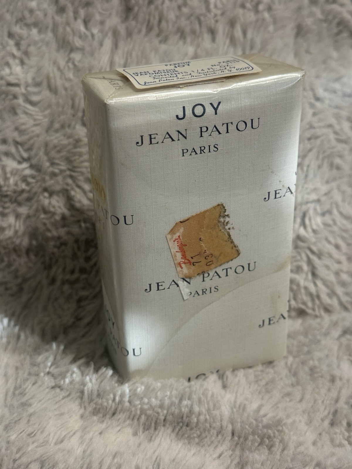 VINTAGE JOY JEAN PATOU PURE PARFUM Vapomiseur 1/4 fl oz 7ml NEW Sealed Box