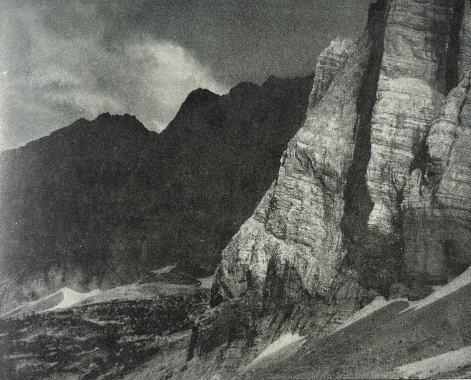 Storm on Sorapis, Italy 1927 by Grace M\'Donnell 1867-1934 Storm on Sorapis, Italy 1927 by Grace M\'Donnell 1867-1934