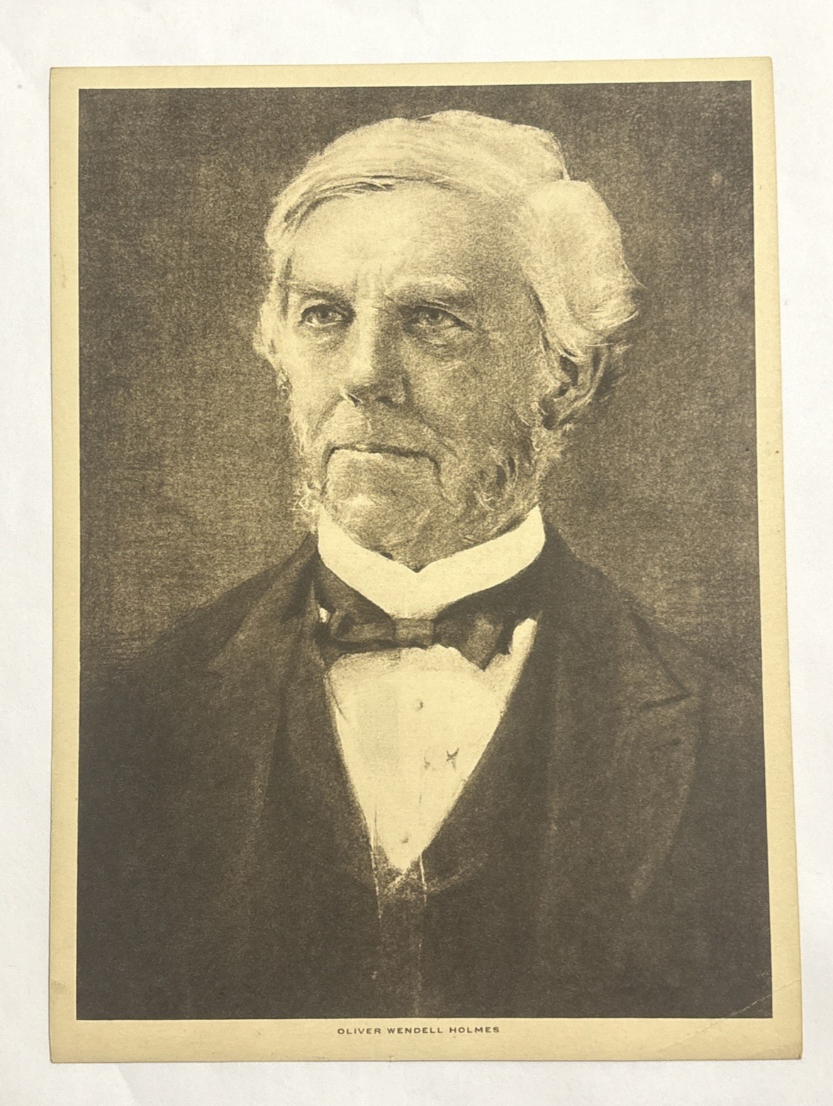 Oliver Wendell Holmes Photogravure Print 1913 The Mentor