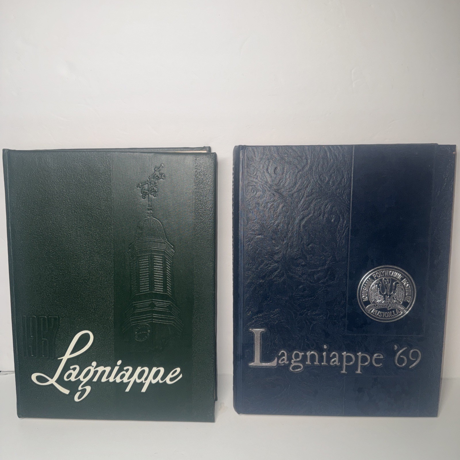 1967 & 1969 Louisiana Lagniappe Yearbooks Terry Bradshaw Steelers Phil Robertson