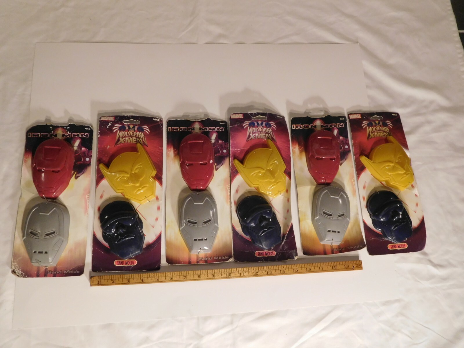 12 Rare/Scarce 2008 X-Men, Iron Man & Wolverine ~ Sand Molds Lot