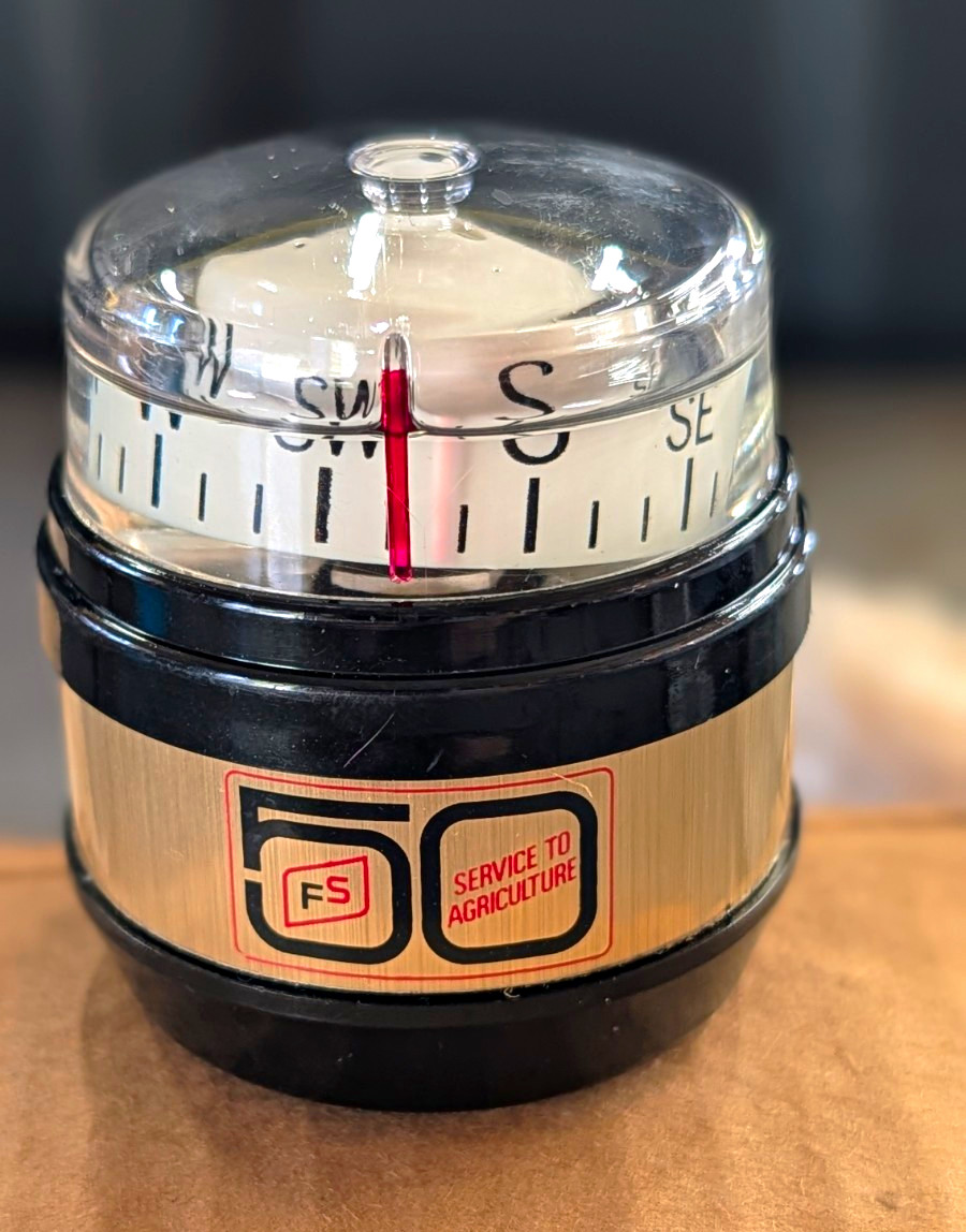 Vintage North Star Compass Model 642-645 FS Service to Agriculture 50th USA NEW Vintage North Star Compass Model 642-645 FS Service to Agriculture 50th USA NEW