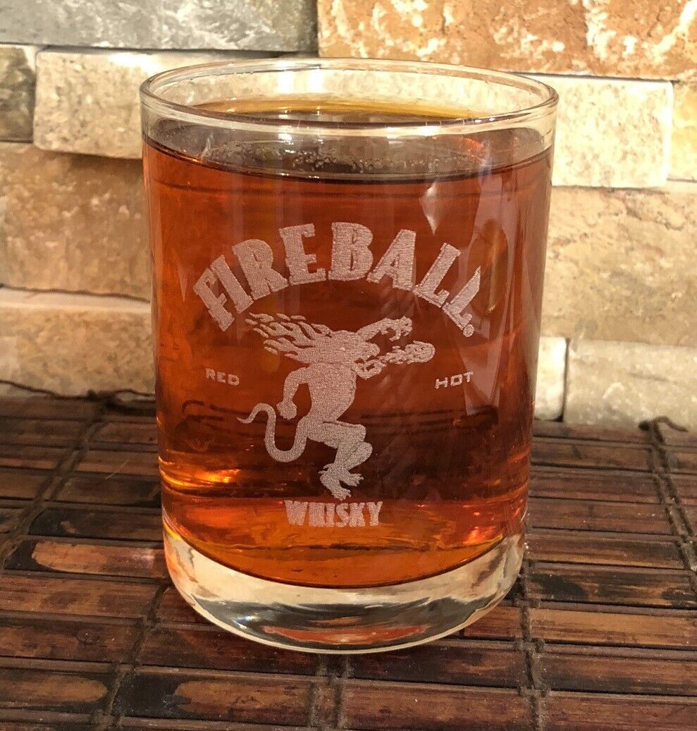 FIREBALL Collectible Whiskey Glass 8 Oz