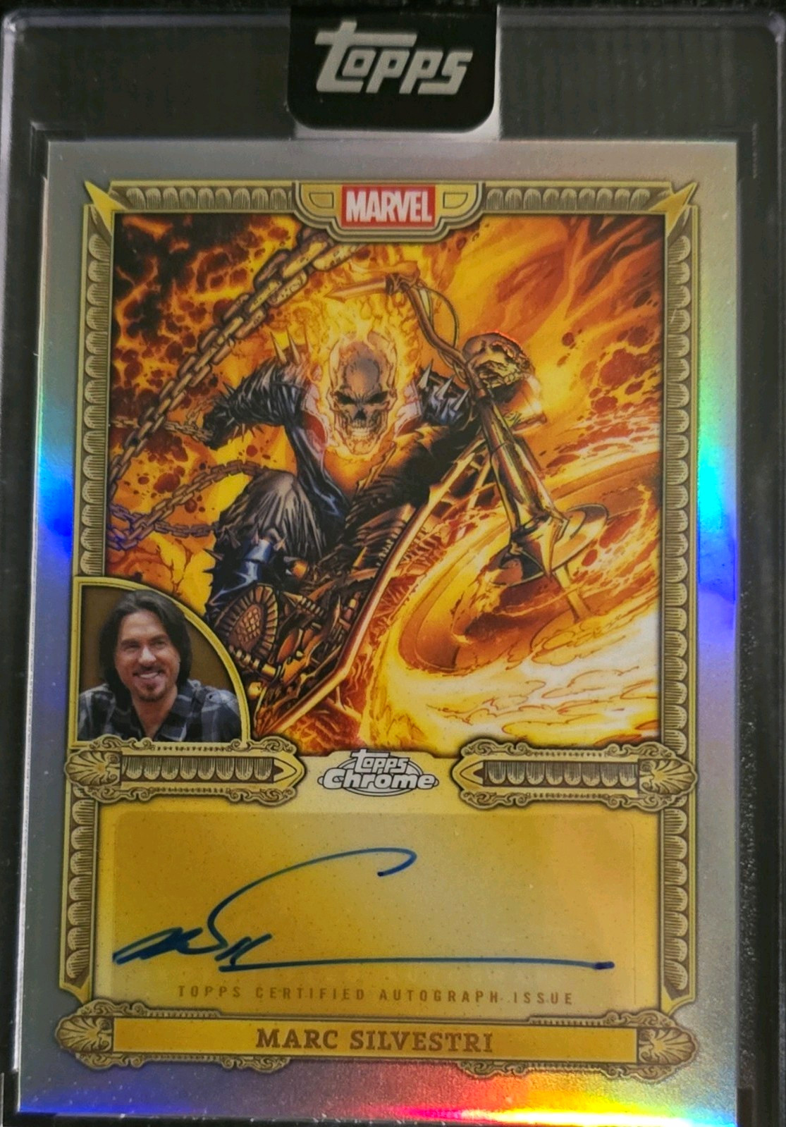 Topps 2026 Mint Marvel Chrome Autograph Ghost Rider Marc Silvestri Card CA-MS