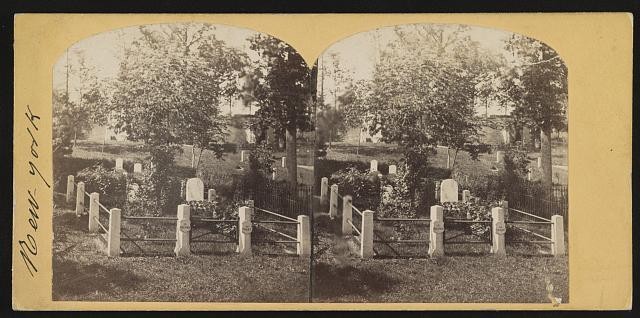 Photo:Green-Wood Cemetery Brooklyn New York Gravesite C Palmer ca 1865