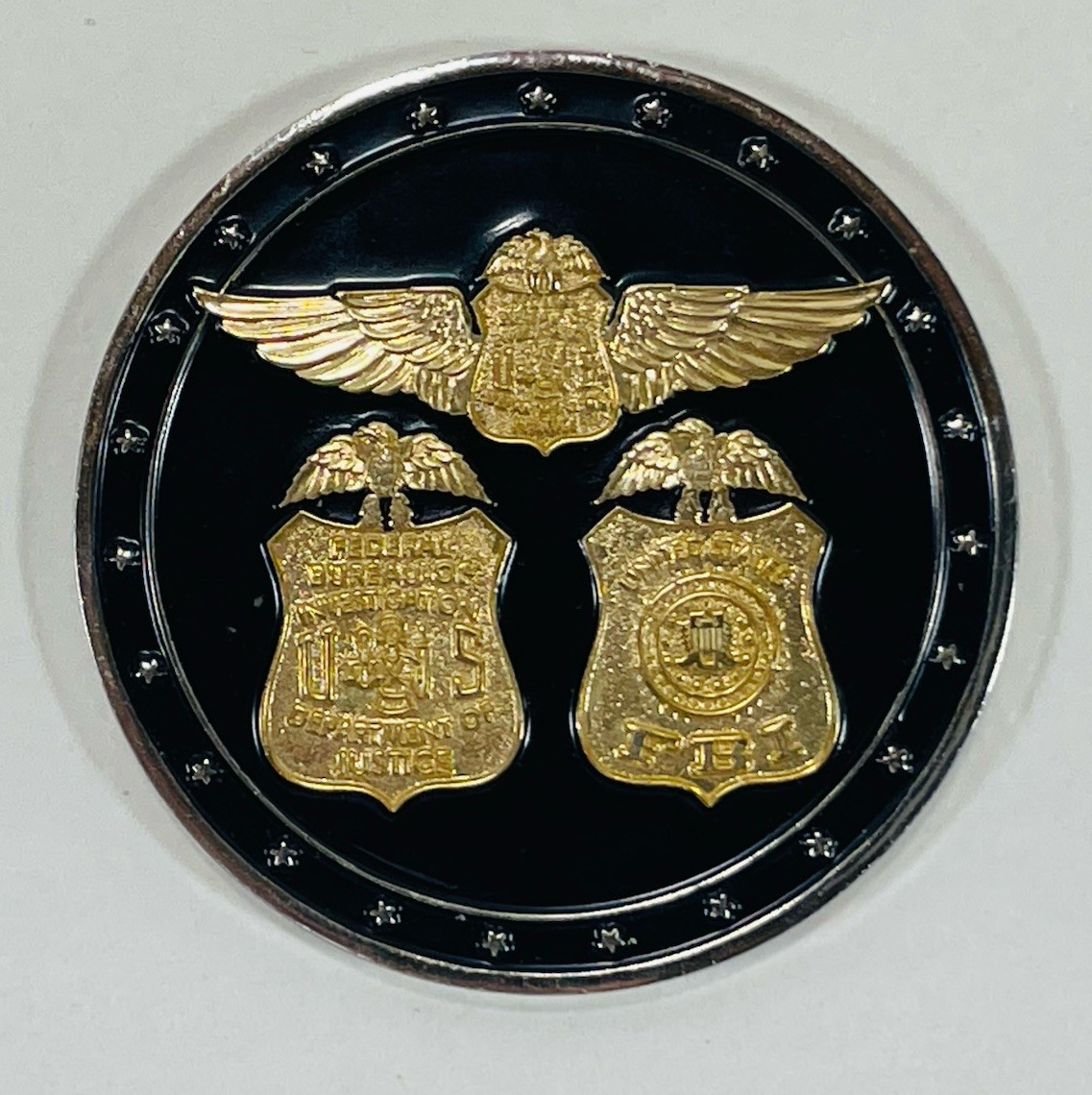 FBI Challenge Coin CIRG Surveillance & Aviation Section DOJ Coin