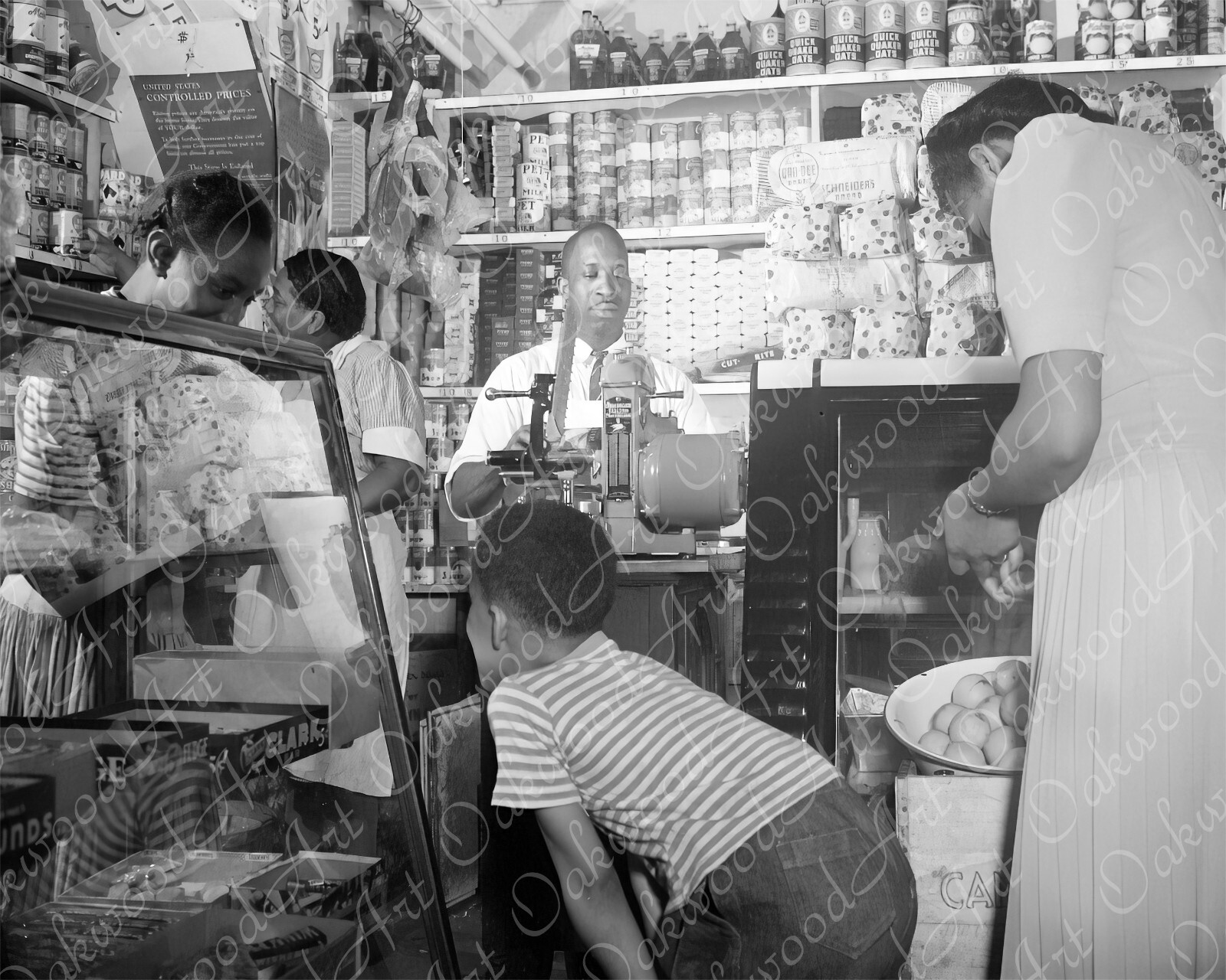 1940s Washington DC Black-owned Grocery Store - Vintage Photo Reprint