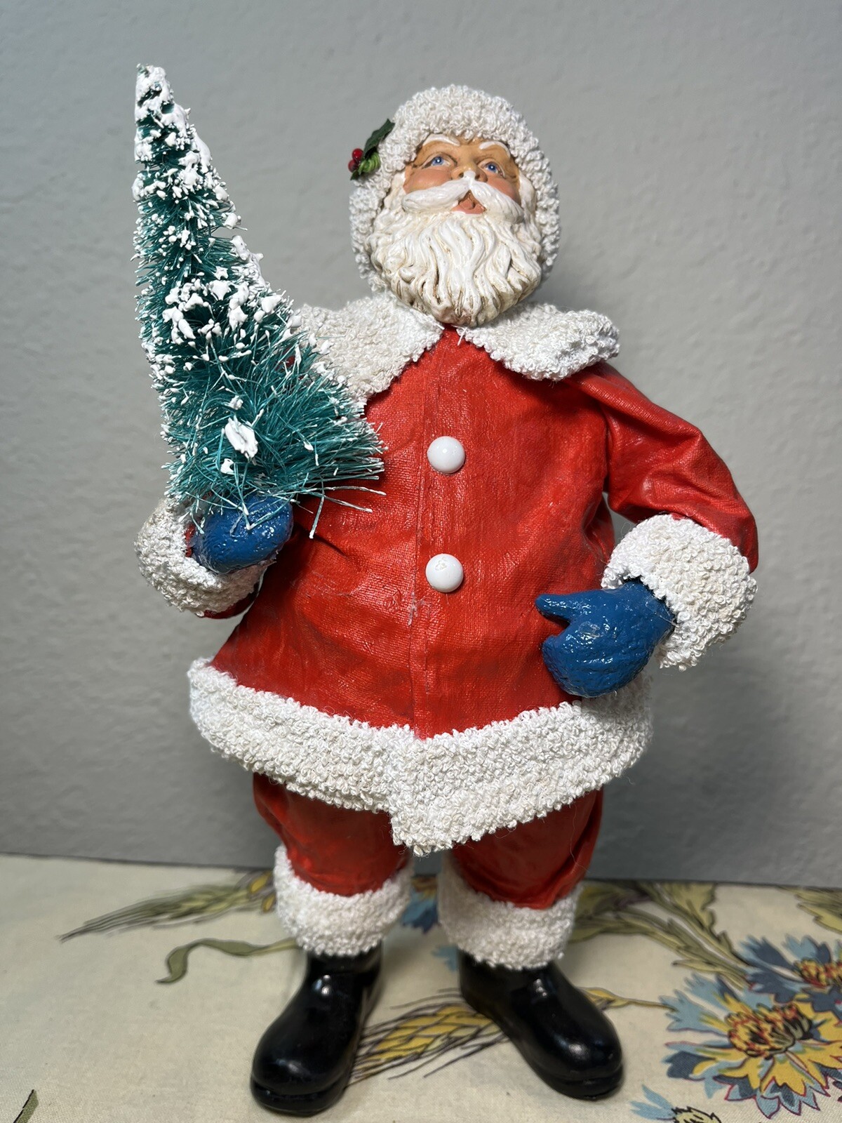 vtg Santa Figurine Kurt S Adler ? FABRICHE 