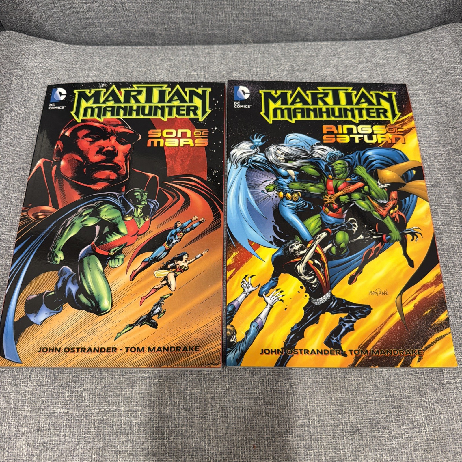Martian Manhunter Son of Mars & Rings of Saturn Vol 1 2 TPB Set OOP Unread DC