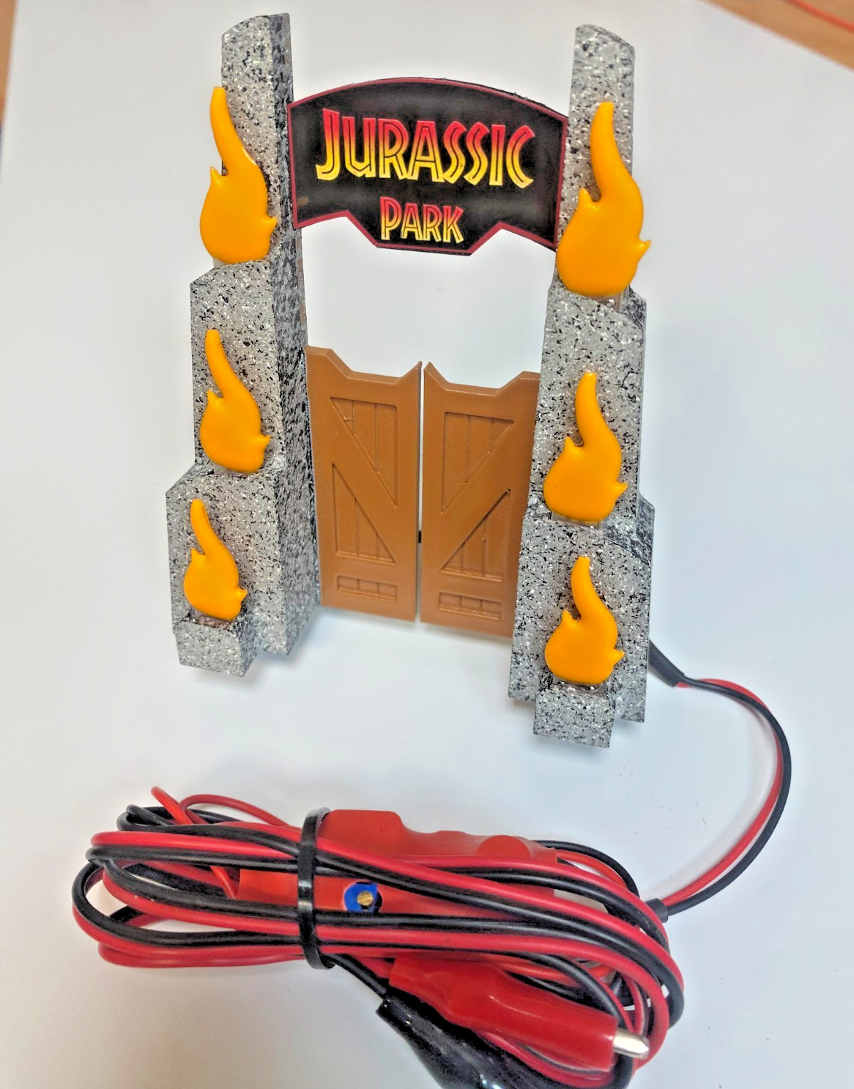 Jurassic Park Pinball Gate mod *NO IMPORT TAX FOR US BUYERS*