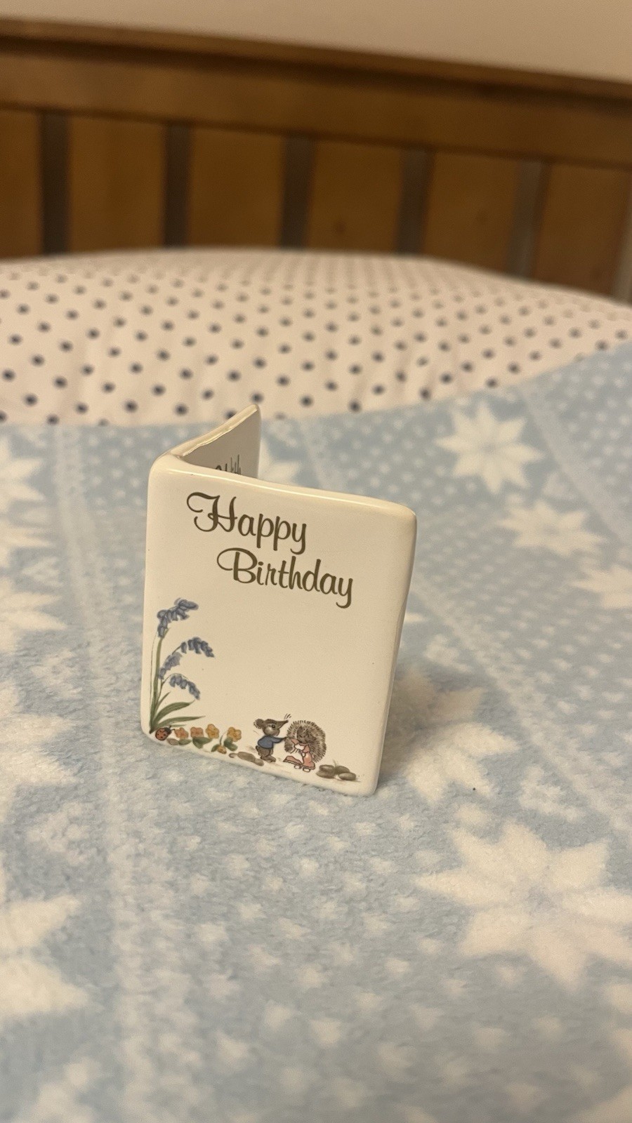 VINTAGE greeting card figurine made by Philip Laureston in England VINTAGE greeting card figurine made by Philip Laureston in England