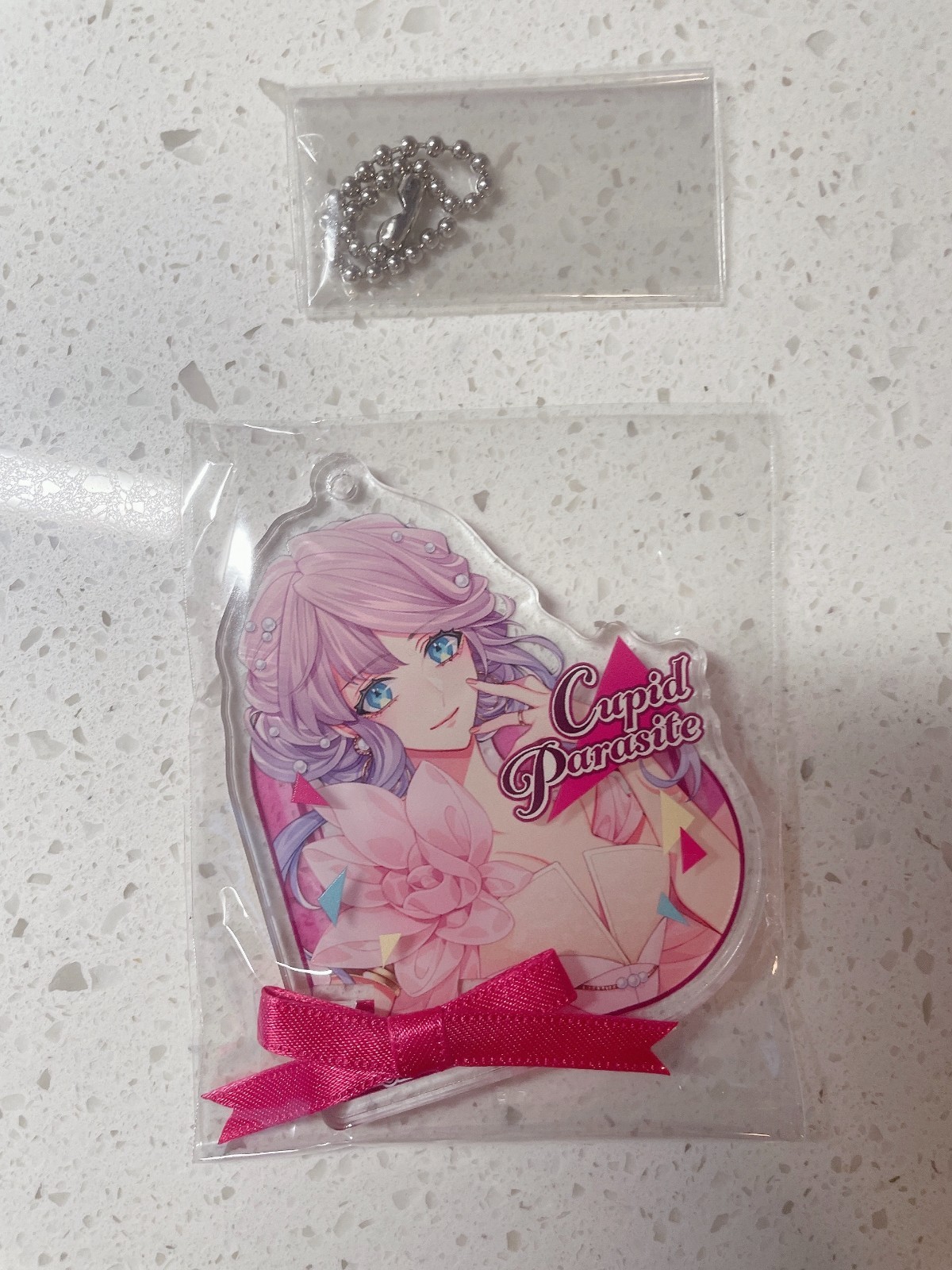 Cupid Parasite Lynette Mirror Ribbon Acrylic Plate Key Chain Vol. 2 Cupid Parasite Lynette Mirror Ribbon Acrylic Plate Key Chain Vol. 2