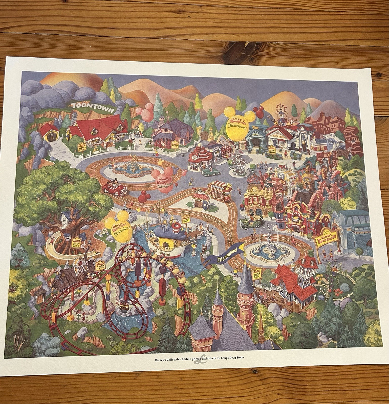 Charles Boyer 1989 Toontown Lithograph Poster 20x25\