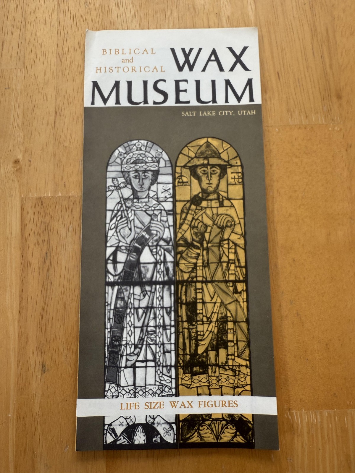 Vintage Biblical & Historical Wax Museum Salt Lake City Utah Travel Map Brochure