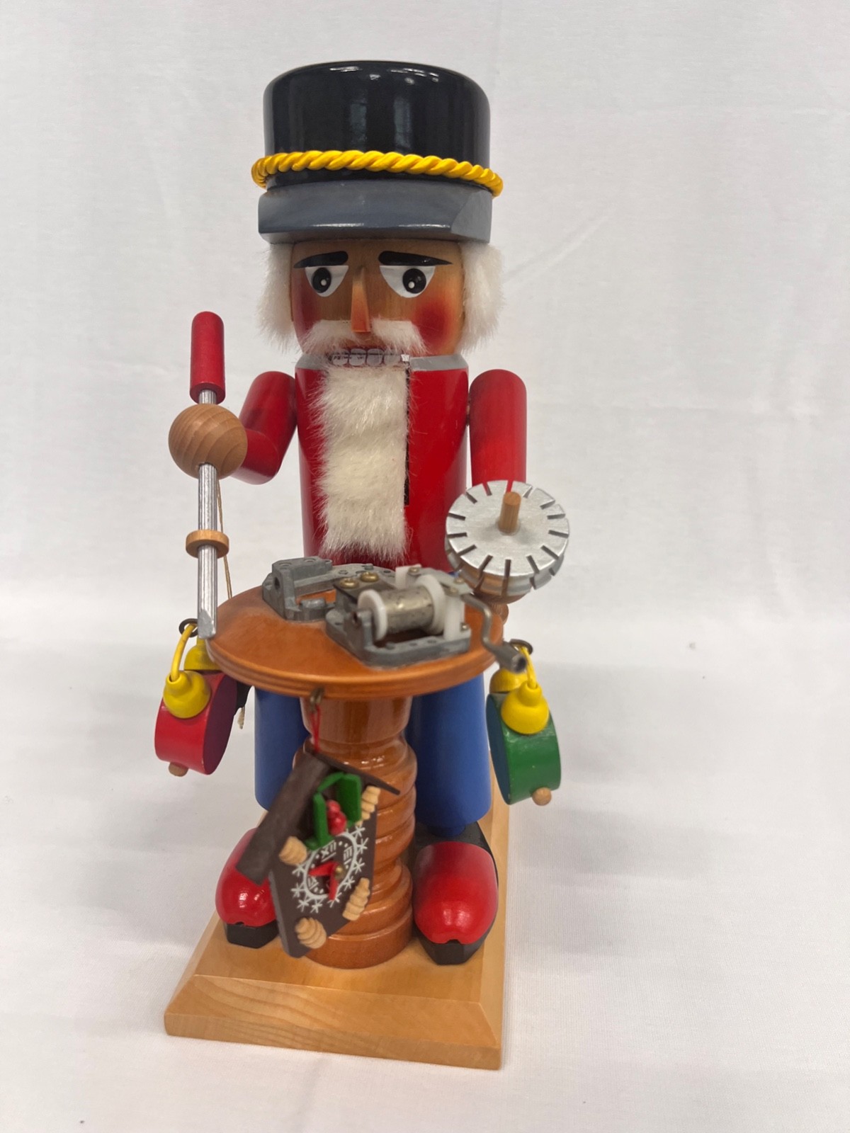 STEINBACH NUTCRACKER BLACKFOREST CLOCKMAKER W/ MUSIC  #691 ORIGINAL 13\