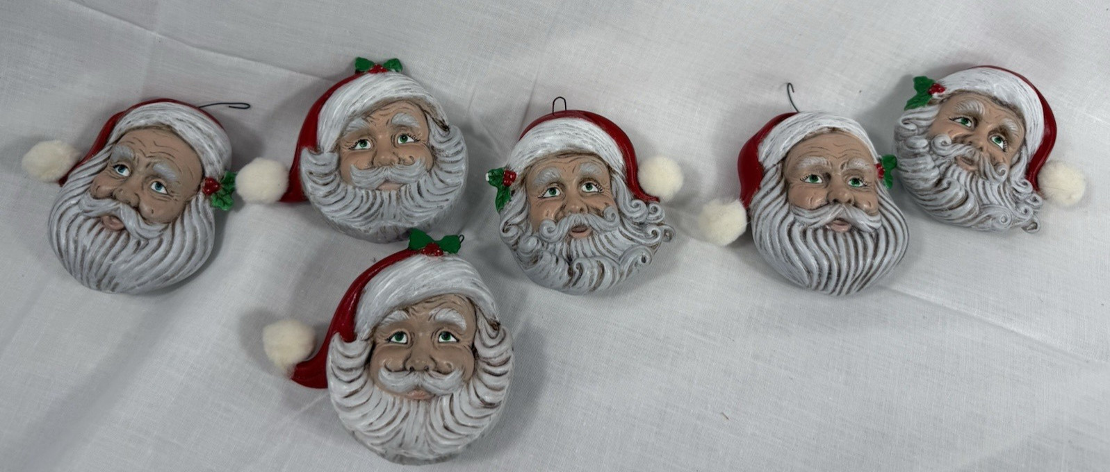 Vintage Ceramic Santa Face 3.5