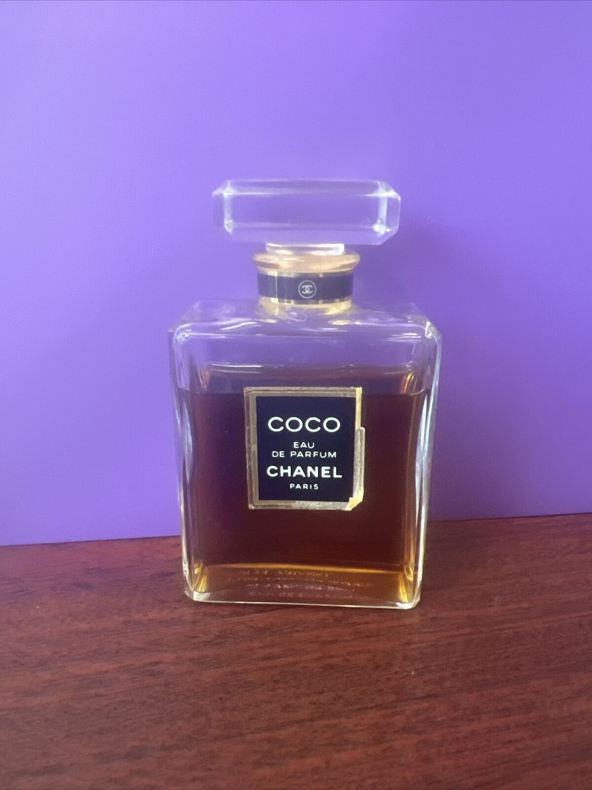 CHANEL COCO Eau de Parfum (50 ml/1.7 oz) Splash Bottle Vintage 1980s