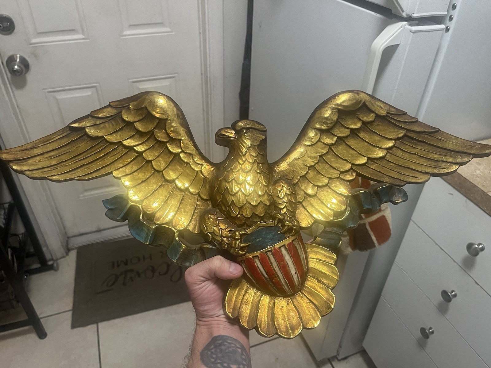Syroco Bald Eagle w/Shield 5172 USA 22.5\