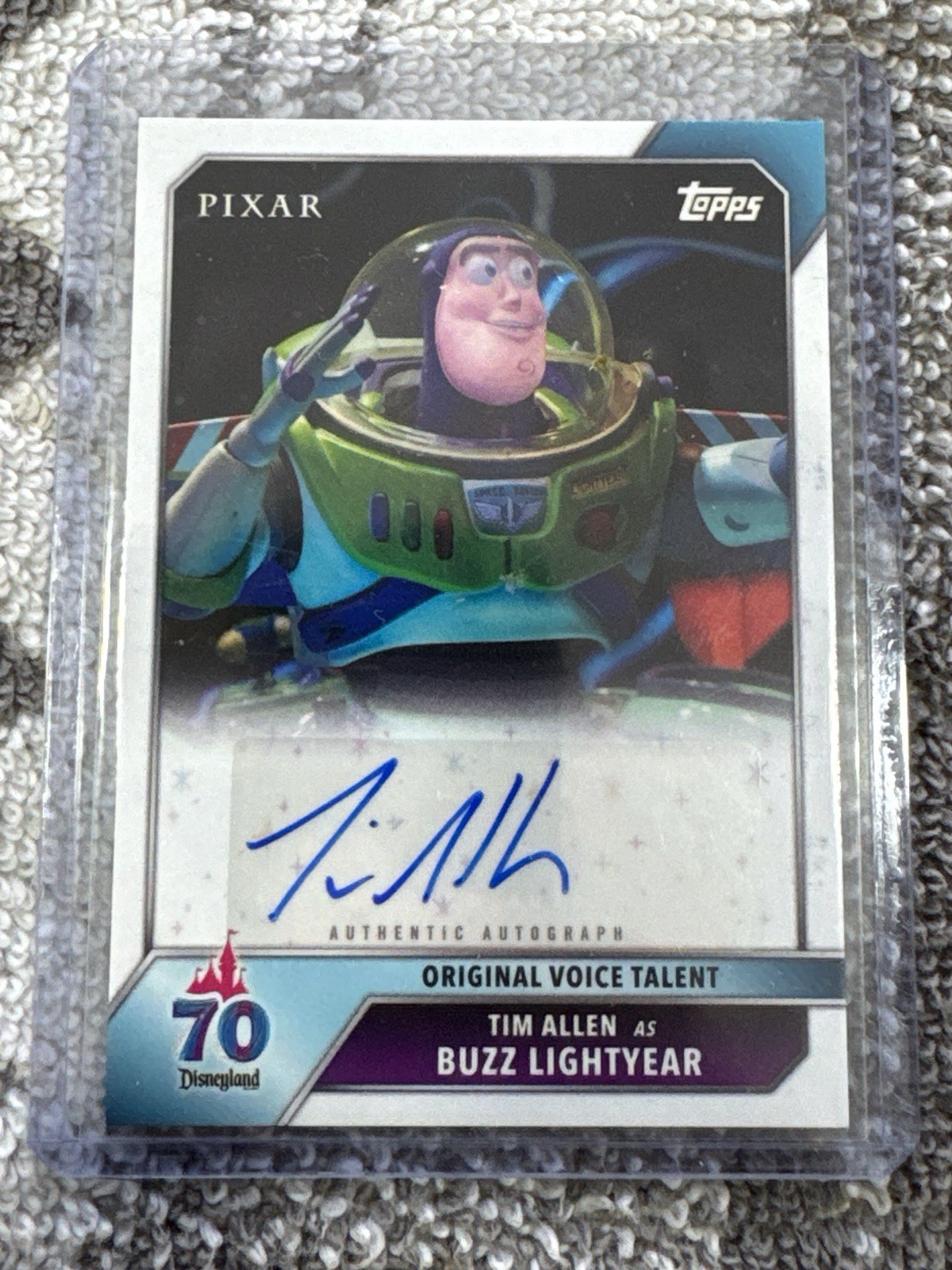 2025 Topps Disney 70th Anniversary Buzz Lightyear/Tim Allen Auto 2025 Topps Disney 70th Anniversary Buzz Lightyear/Tim Allen Auto