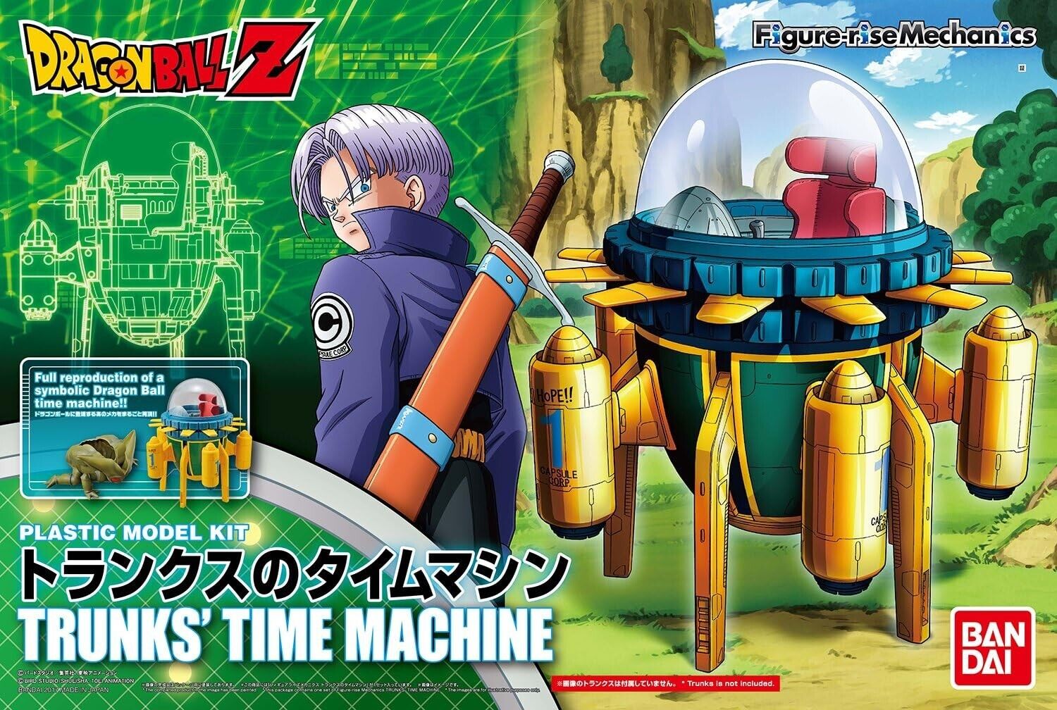 Bandai Figure-rise Mechanics Trunks Time Machine Japan