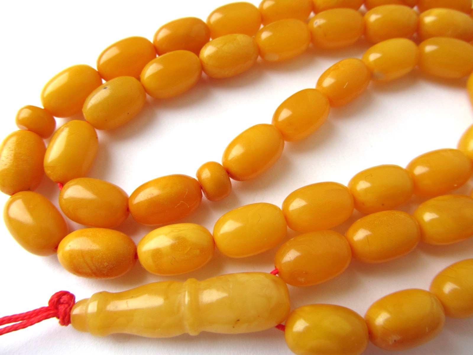 AMBER ROSARY ISLAMIC PRAYER 49 BEADS BALTIC GENUINE STONE,Tasbih Misbaha KAHRAMA
