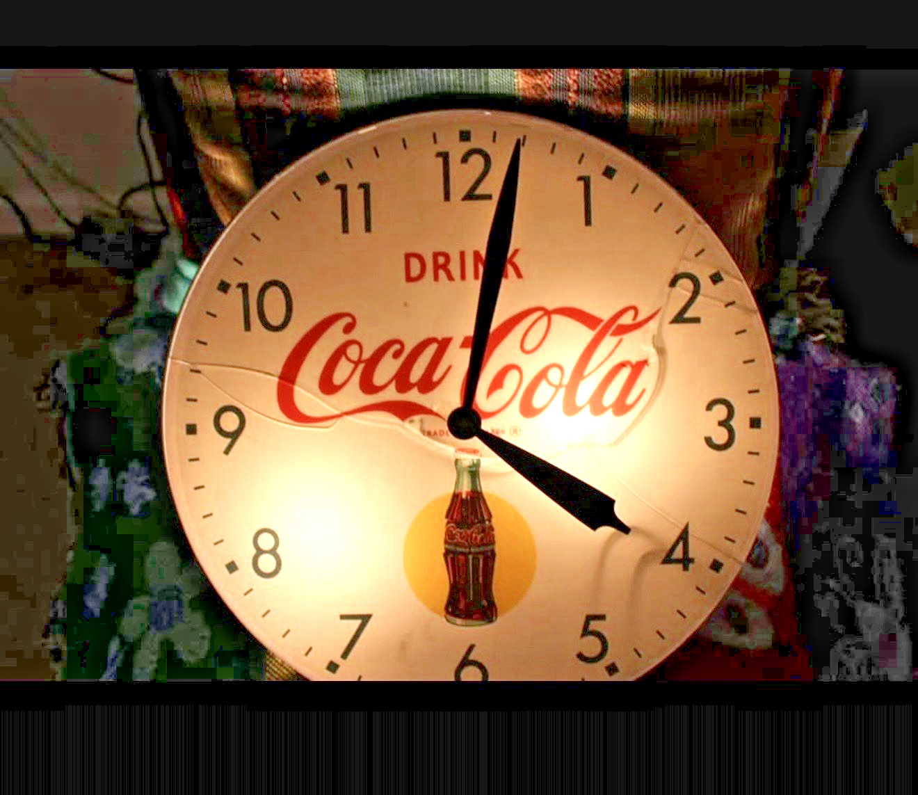 Rare  Antique 1950’s Original  Bubble Coca Cola Clock   “  READ DESCRiTPION  “