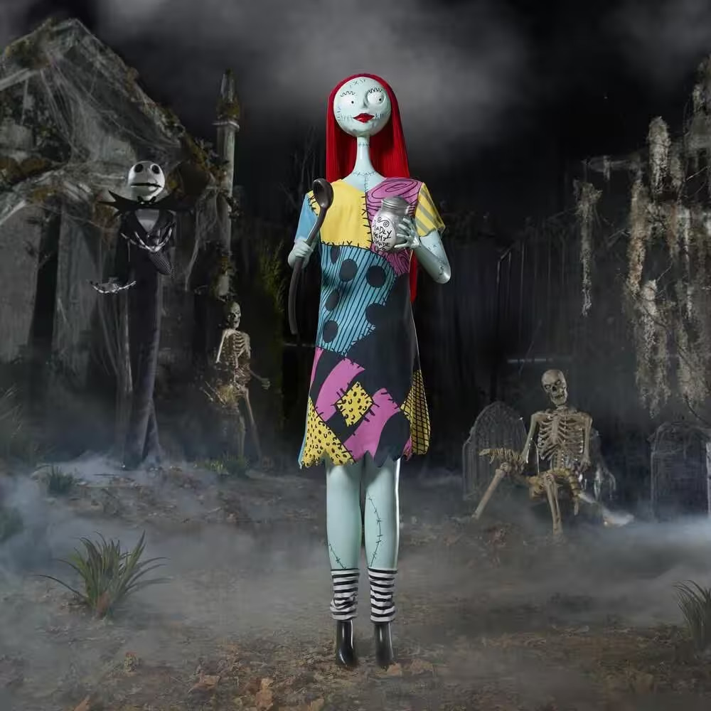 6 FT Animated Deluxe Life-Size Sally Animatronic Halloween Prop 2026 6 FT Animated Deluxe Life-Size Sally Animatronic Halloween Prop 2026
