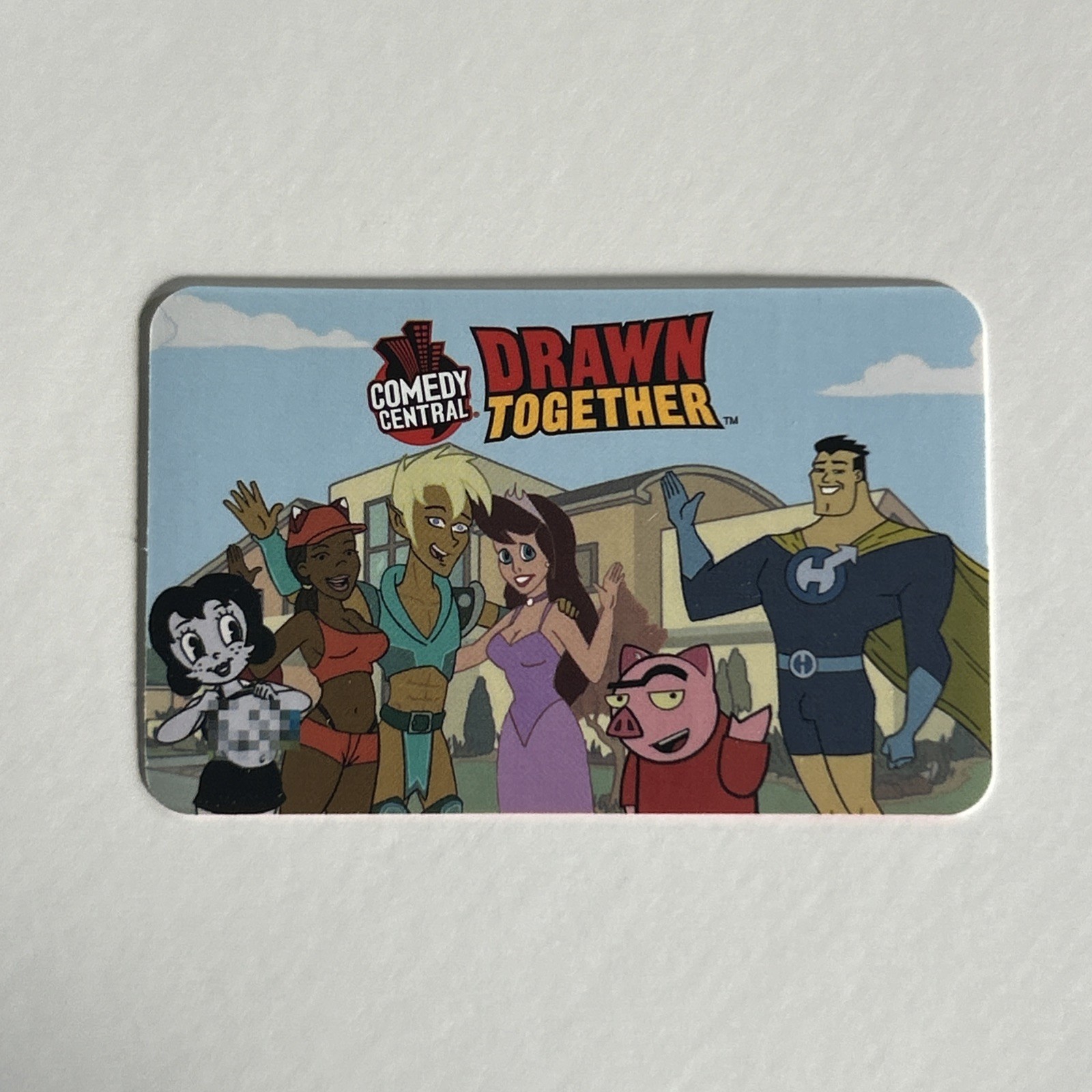2004 Comedy Central Drawn Together Cartoon Promo Card Rare