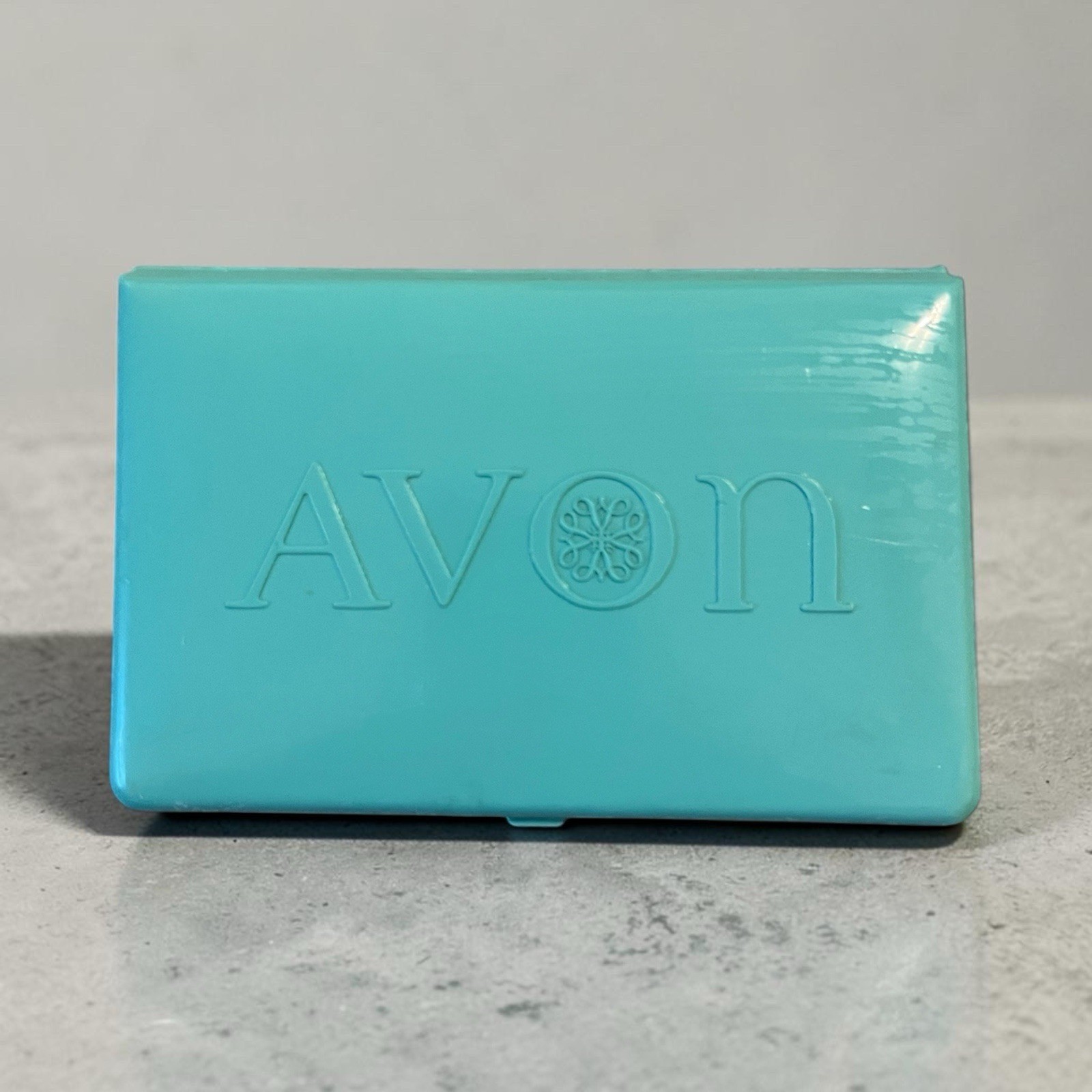 Vintage Avon Representative Mini Lipstick Sampler Turquoise Case 37 Total