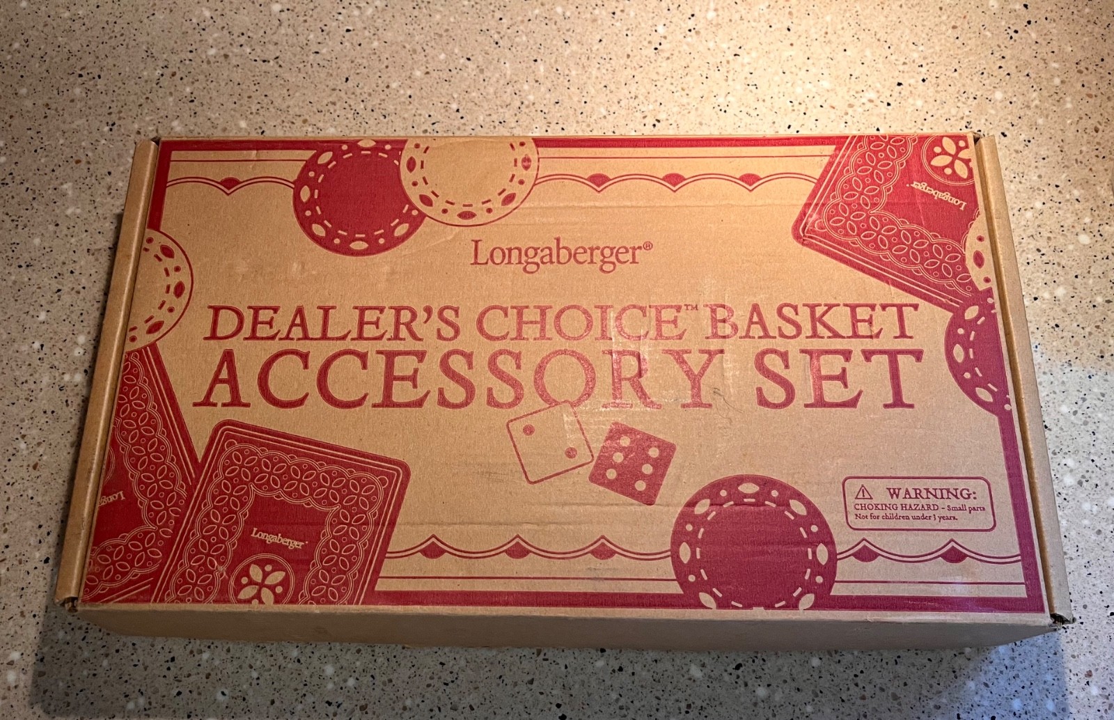 Longaberger Dealer's Choice Basket Accessories Set  New in Original Box