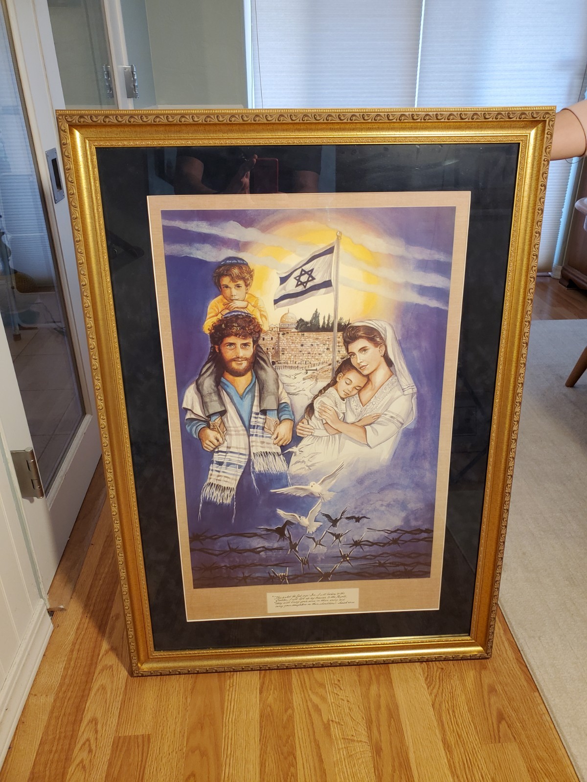 LOOK Large Judaica/Hebrew Roots/Messianic painting Signed Andy Davenport 1991