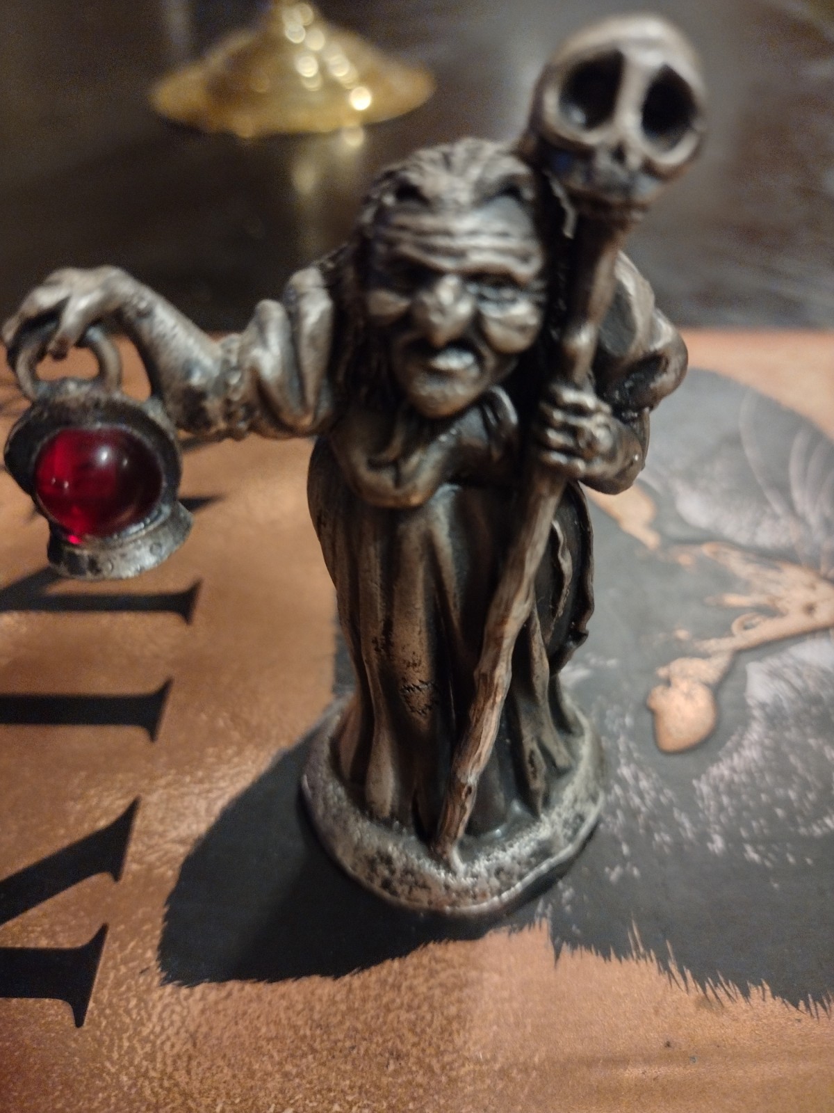 Scarce Tudor Mint Myth And Magic The Old Hag Pewter Figurine HTF Great Britain