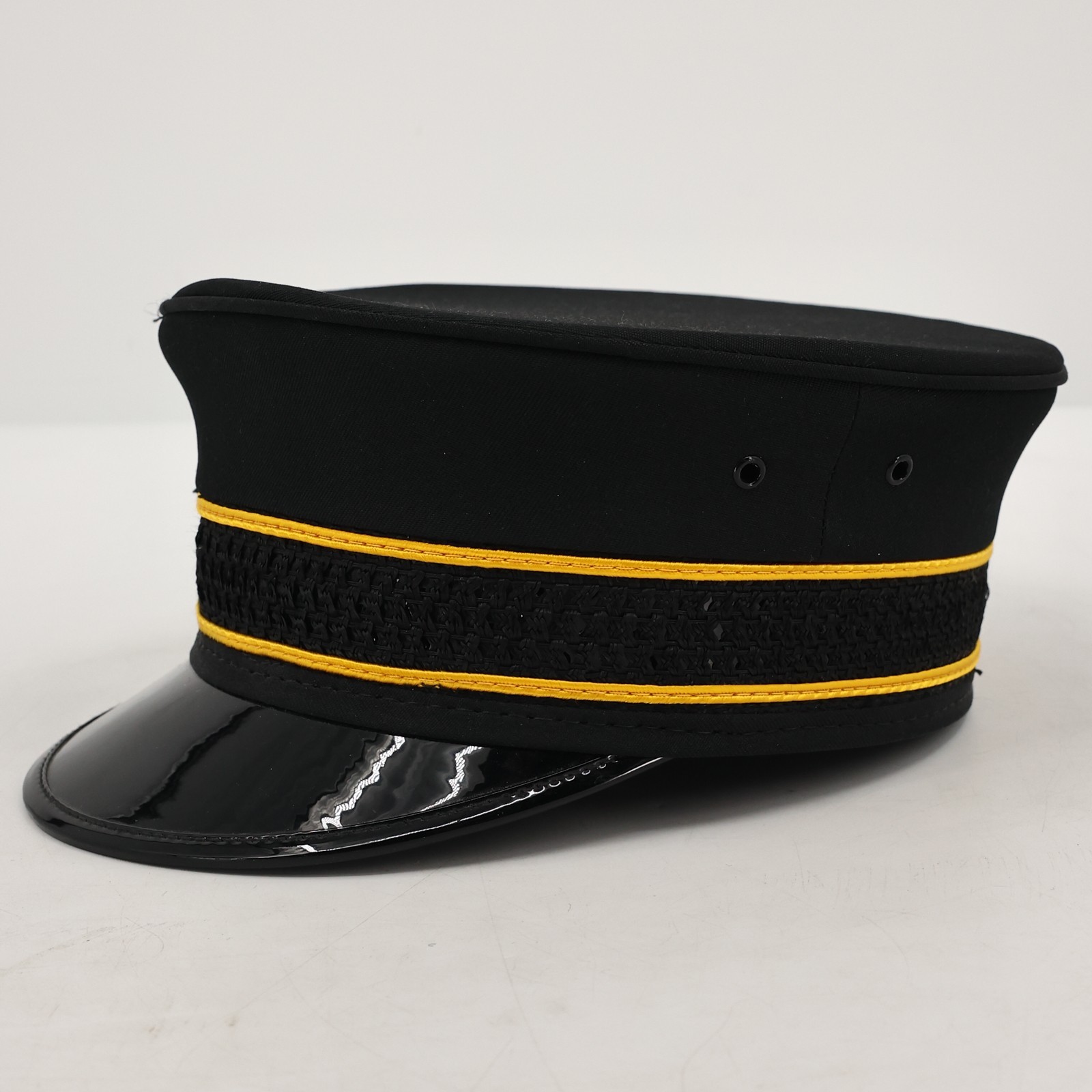 American Railroad Conductor Uniform Hat Captain Size 7 3/8
