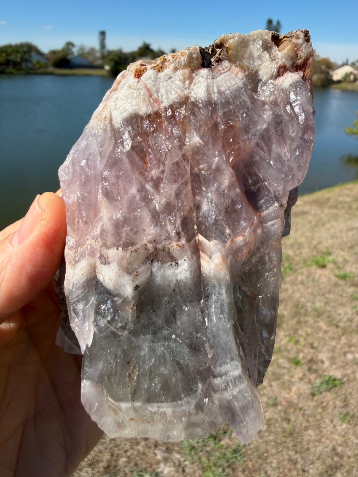 Amazing Auralite 23 Crystal Chunk Wand from Canada 637 grams 4