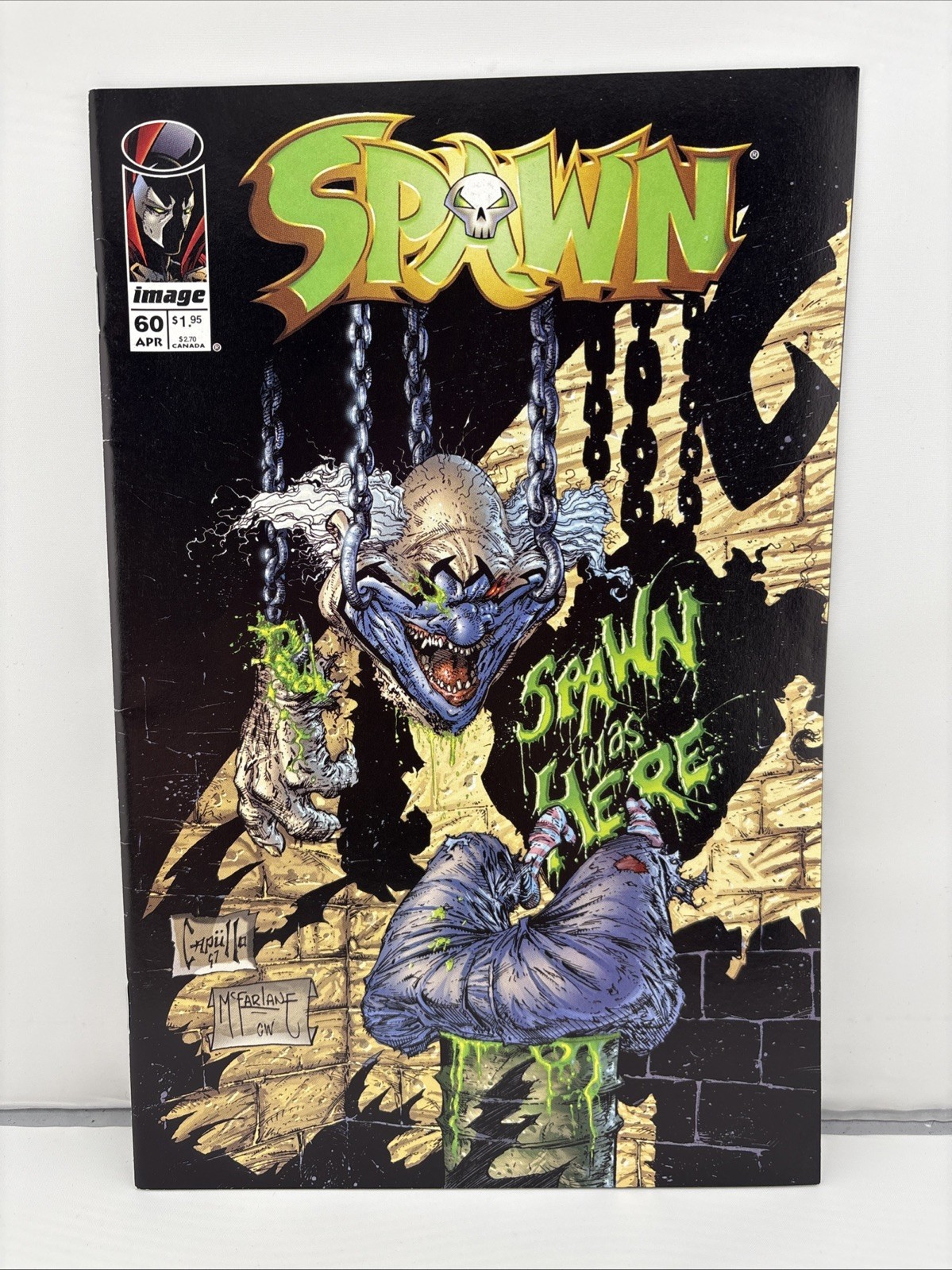 Spawn #60 Image Comics 1997 Todd McFarlane Greg Capullo Clown NM Near Mint.