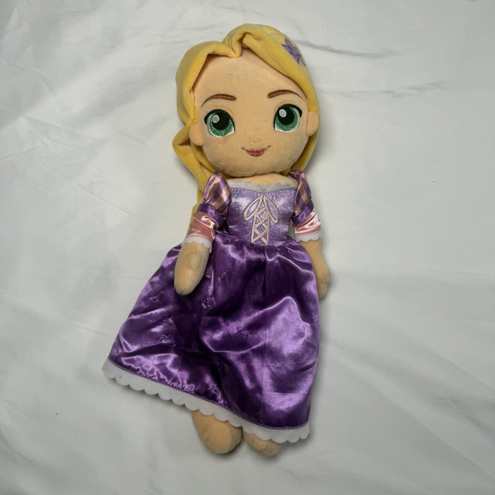 Disney Store  Princess RAPUNZEL  Soft Plush Doll TANGLED Toy 13 1/2”