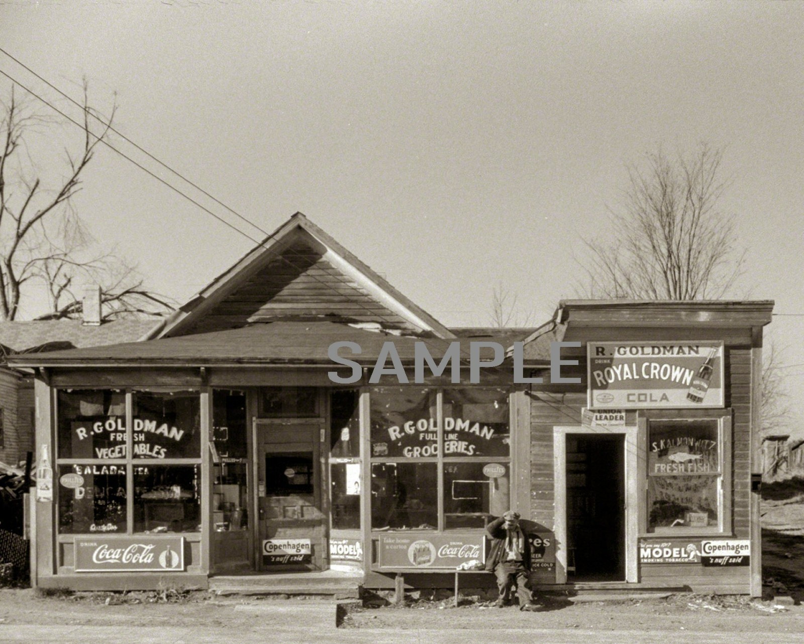 1940  COLCHESTER Ct. Grocery Store 8.5x11 PHOTO
