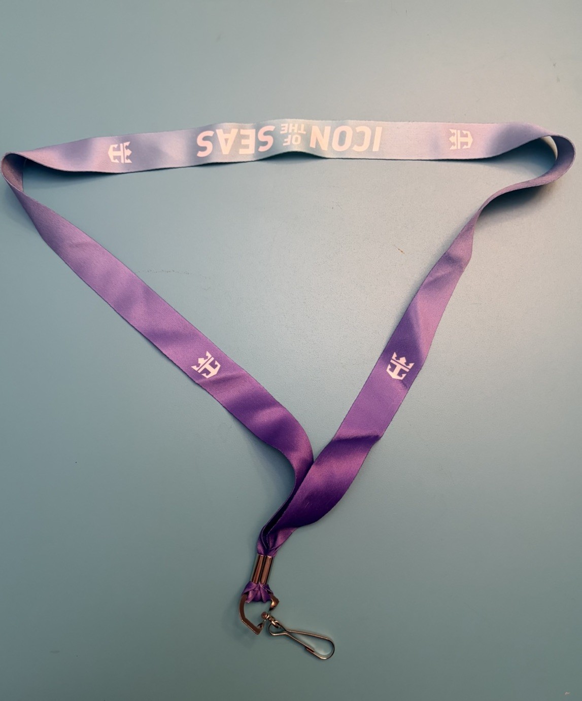 RARE Royal Caribbean ICON OF THE SEAS Inaugural Season Lanyard & SeaPass Holder