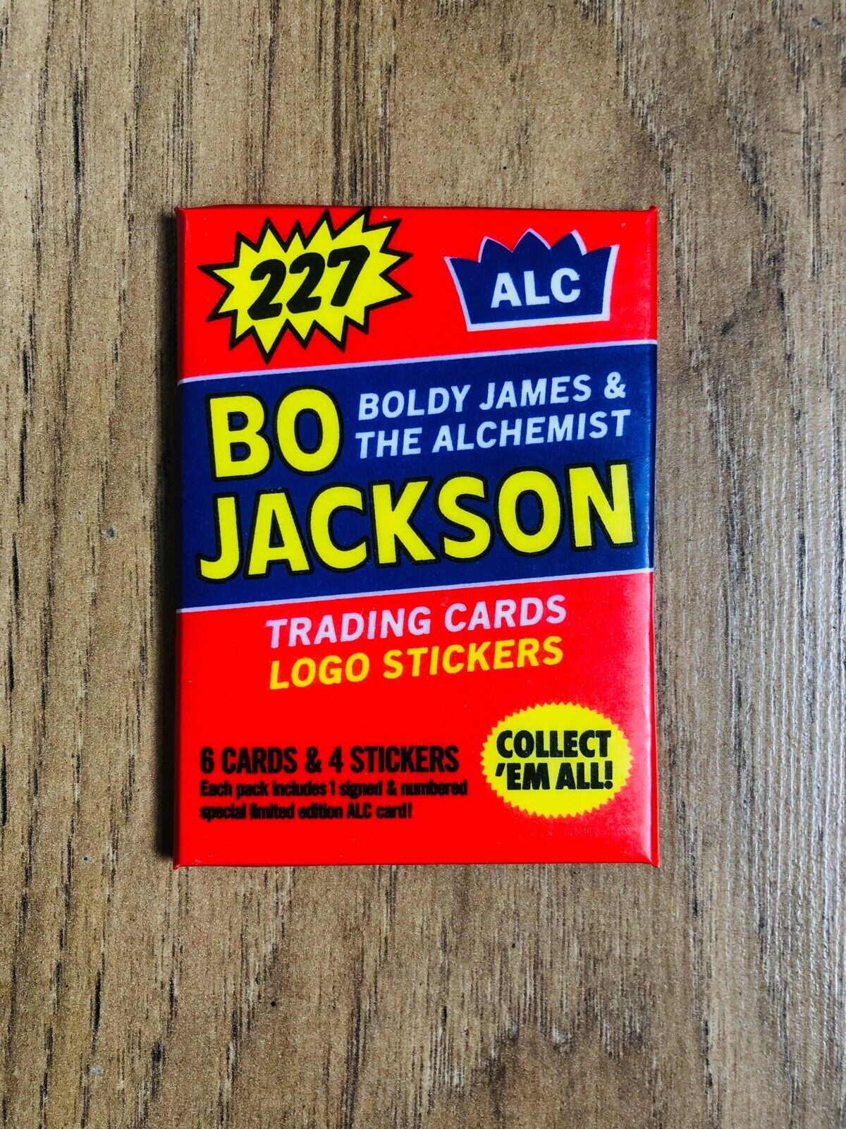 Bo Jackson Trading Cards The Alchemist Boldy James Signed New /1000 Single Pack