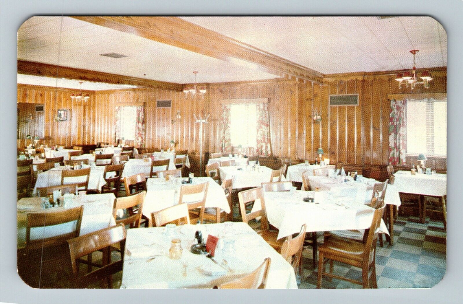 Toledo OH-Ohio, Douglas Grill, Dining, Vintage Postcard