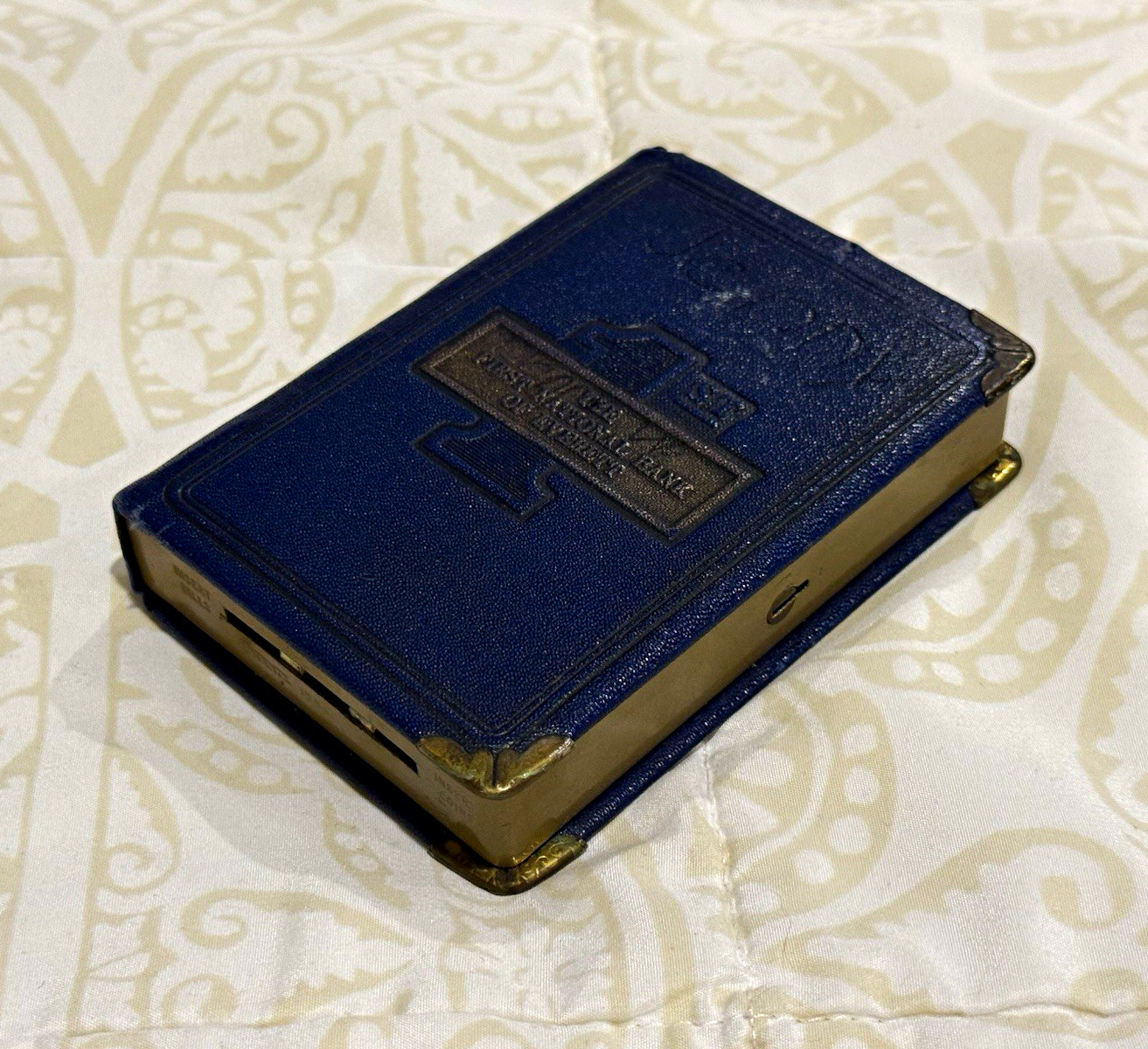 Vintage First National Bank Everett WA Book Bank Automatic Recording Safe Co