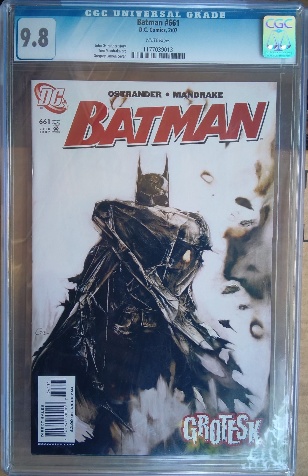 cgc 9.8 Batman #661 2007