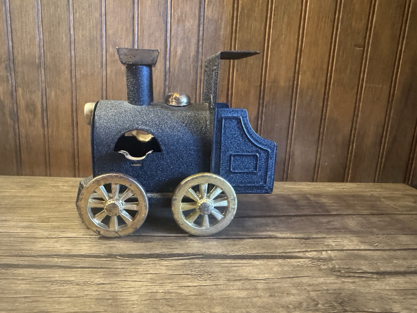 Vintage 1950s Metal D51 Locomotive Train Cigarette Dispenser Ashtray Combo Japan
