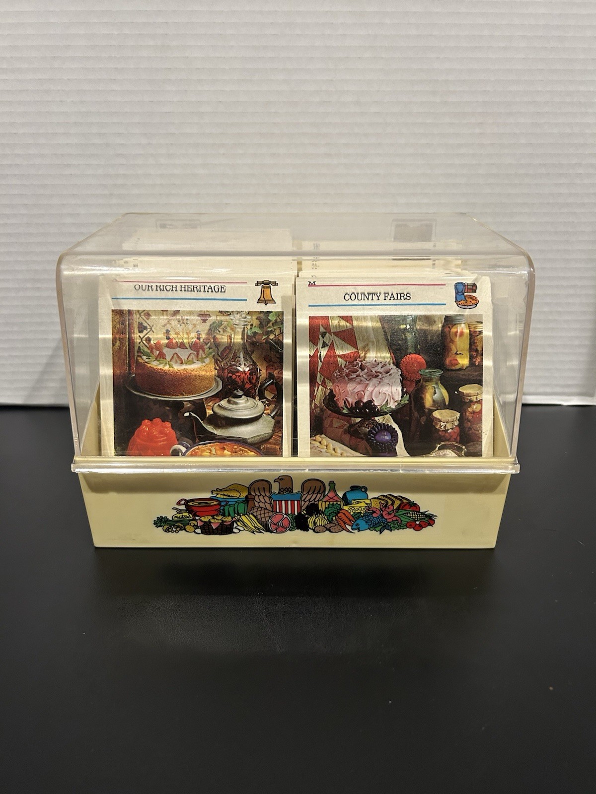 Vtg. 1973-74 McCalls Great American Recipe Card Box Collection Complete