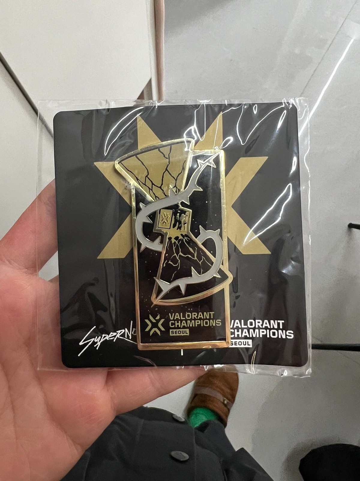 Valorant Champions Seoul Metal Enamel Pin Badge EDG Championship Collectible